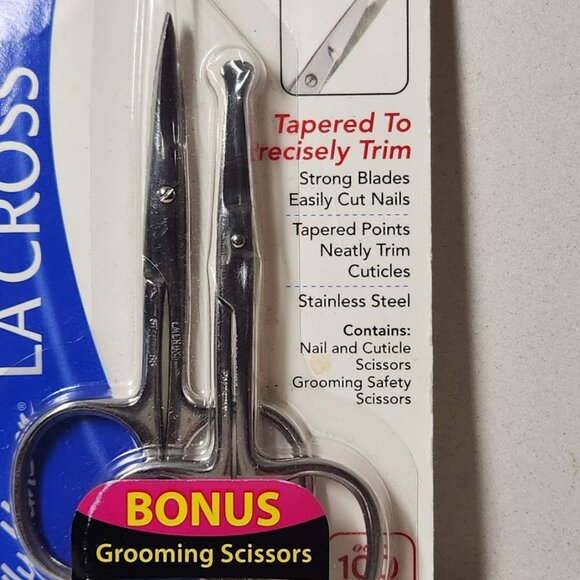 NEW Sally Hansen LA CROSS 724S3 Nail Cuticle Scissors Beauty Bundle Tools Nail - Picture 5 of 13